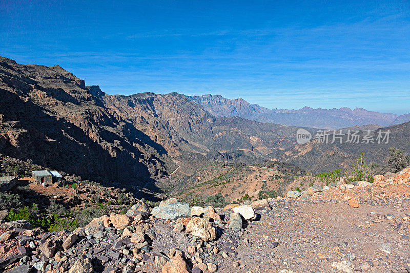 Al Hajar山脉的山峰